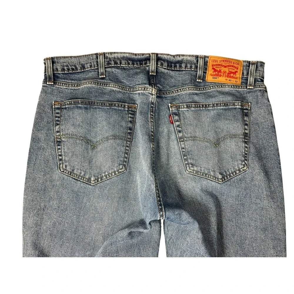 Levis Men's 559 Relaxed Straight-Fit Jeans Size 40 x 32 (31